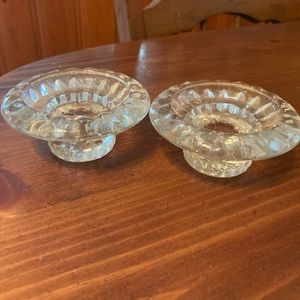 Chrystal candle holders